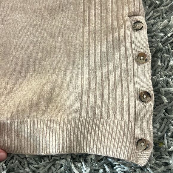 Madewell Pinewood Pullover Wool Sweater Oatmeal S - Picture 6 of 8